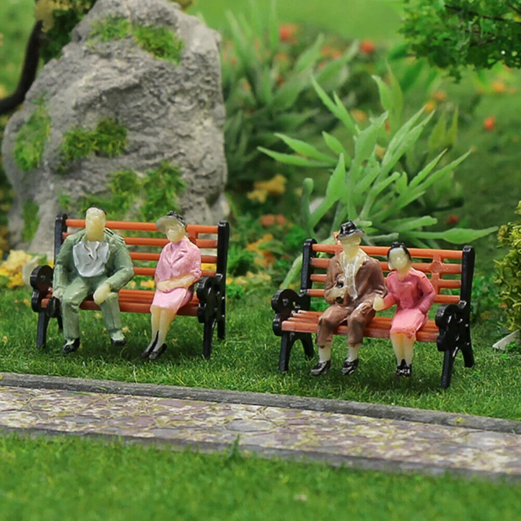 Model Train HO TT Scale 1 87 Bench Chair Settee Street Park Layout