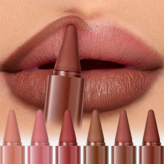 QiBest Matte Lip Liner – Waterproof, Long-Lasting Gradient Matte Lip Liner Oasis Select