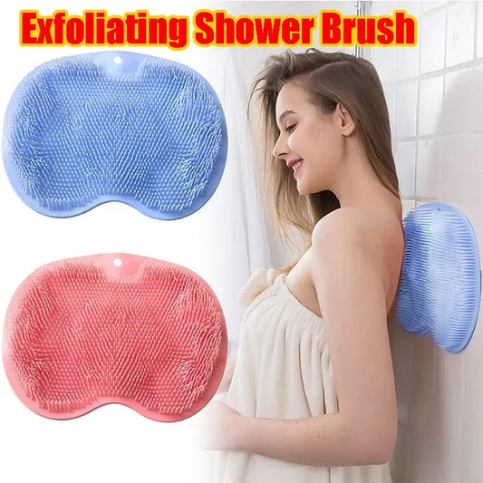Silicone Foot Scrubber Bath Mat with Suction Cups | Body Brush Silicone Bath Scrubber Oasis Select