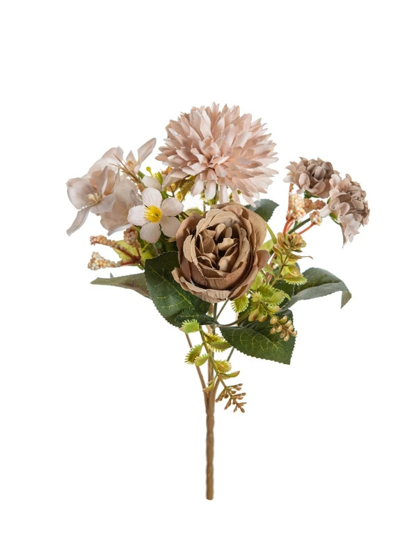 Silk Peony & Chrysanthemum Artificial Flowers – Wedding Décor