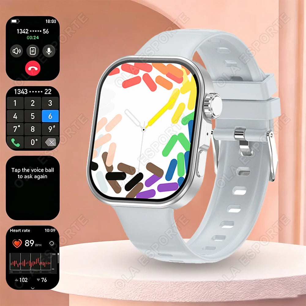 HW12 Smartwatch 2.01" HD Bluetooth Call & Fitness Tracker