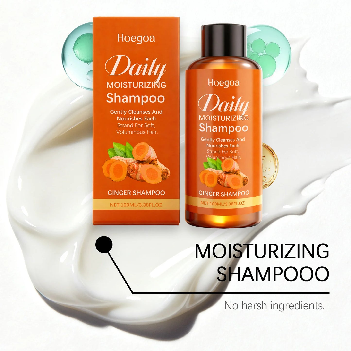 HOEGOA Ginger Shampoo – Anti Hair Loss & Hair Growth 100ml
