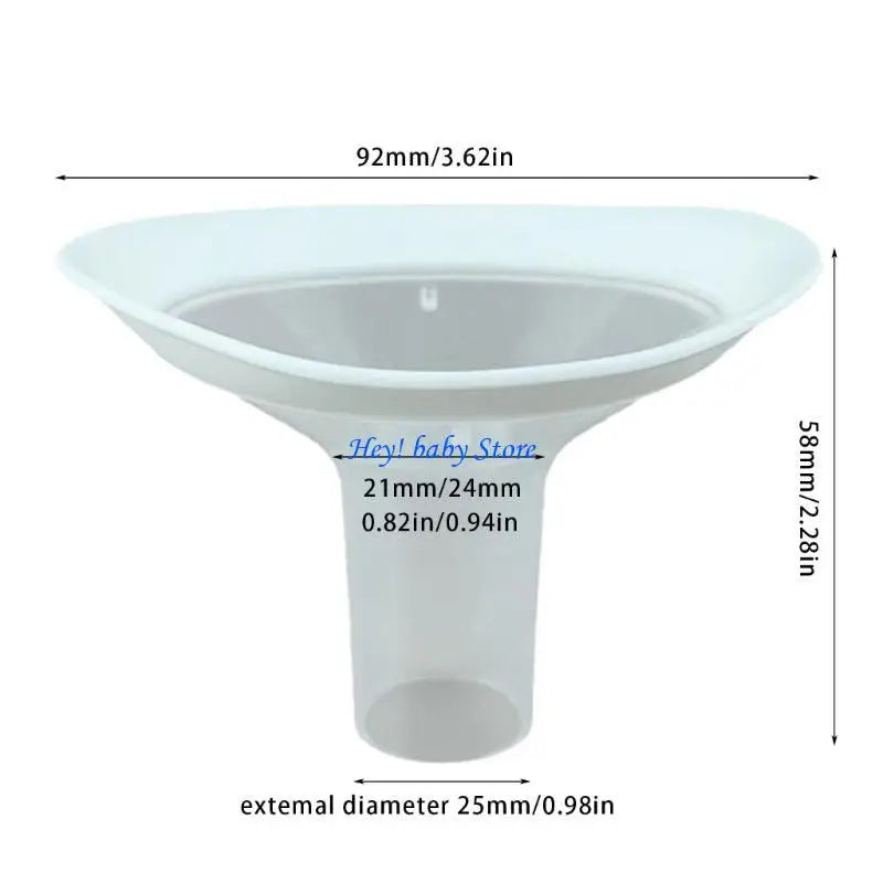 Silicone Breast Shield 21mm/24mm – Easy Clean Pumping Flange