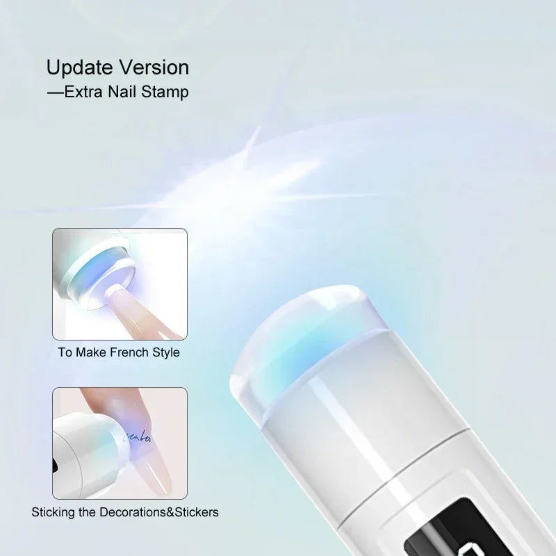 Portable Mini UV LED Gel Nail Curing Light – Rechargeable