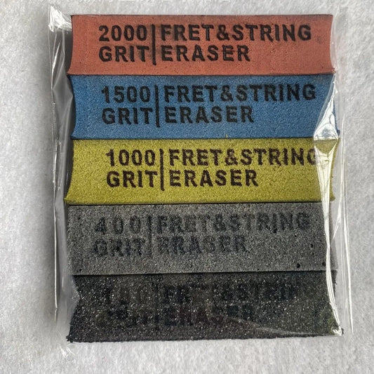 Guitar Fret Polishing Erasers Abraisive Rubber Wire 180 Amp 400 1000 Peaceful Pleasures Health and Wellness