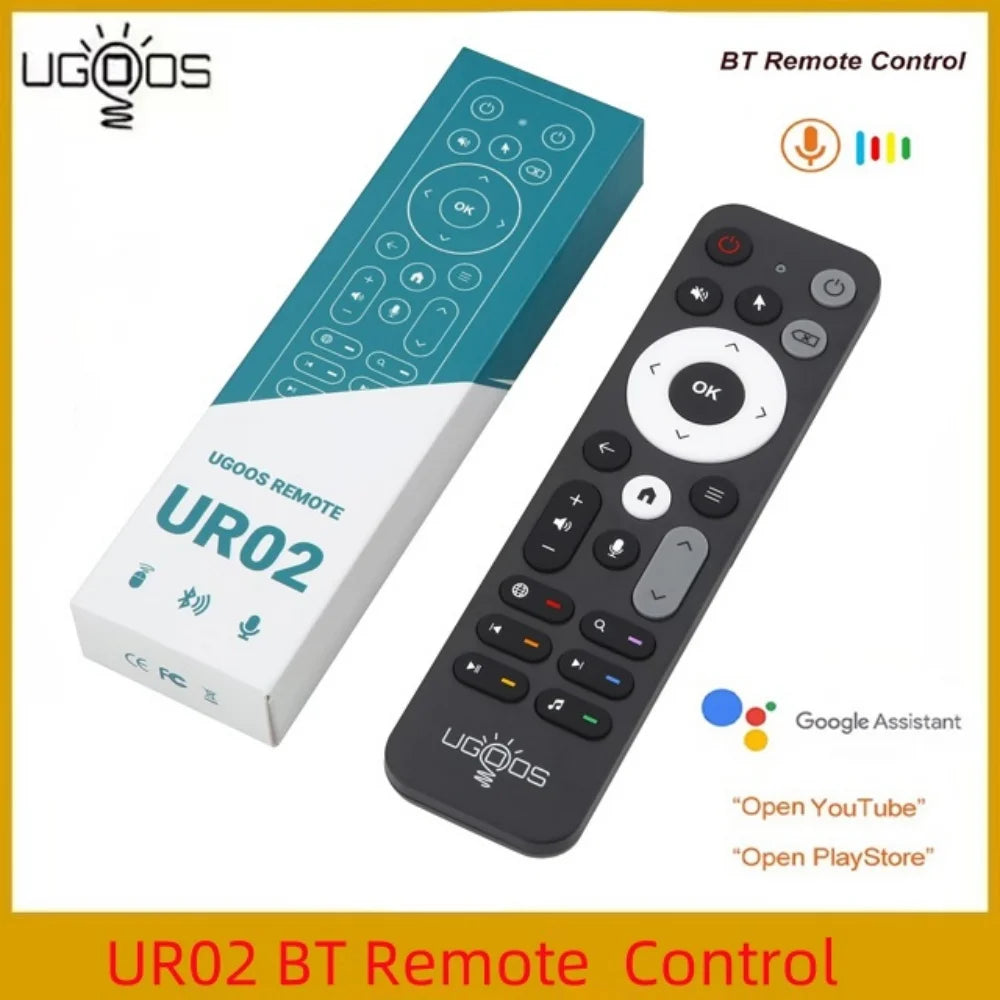 UGOOS UR02 BT Remote Control Voice Control Replacement for Ugoos TOX1 TOX3 TOX4 AM8 PRO AM6B PLUS X4 X4Q Cube Pro Extra TV Box Peaceful Pleasures Health and Wellness
