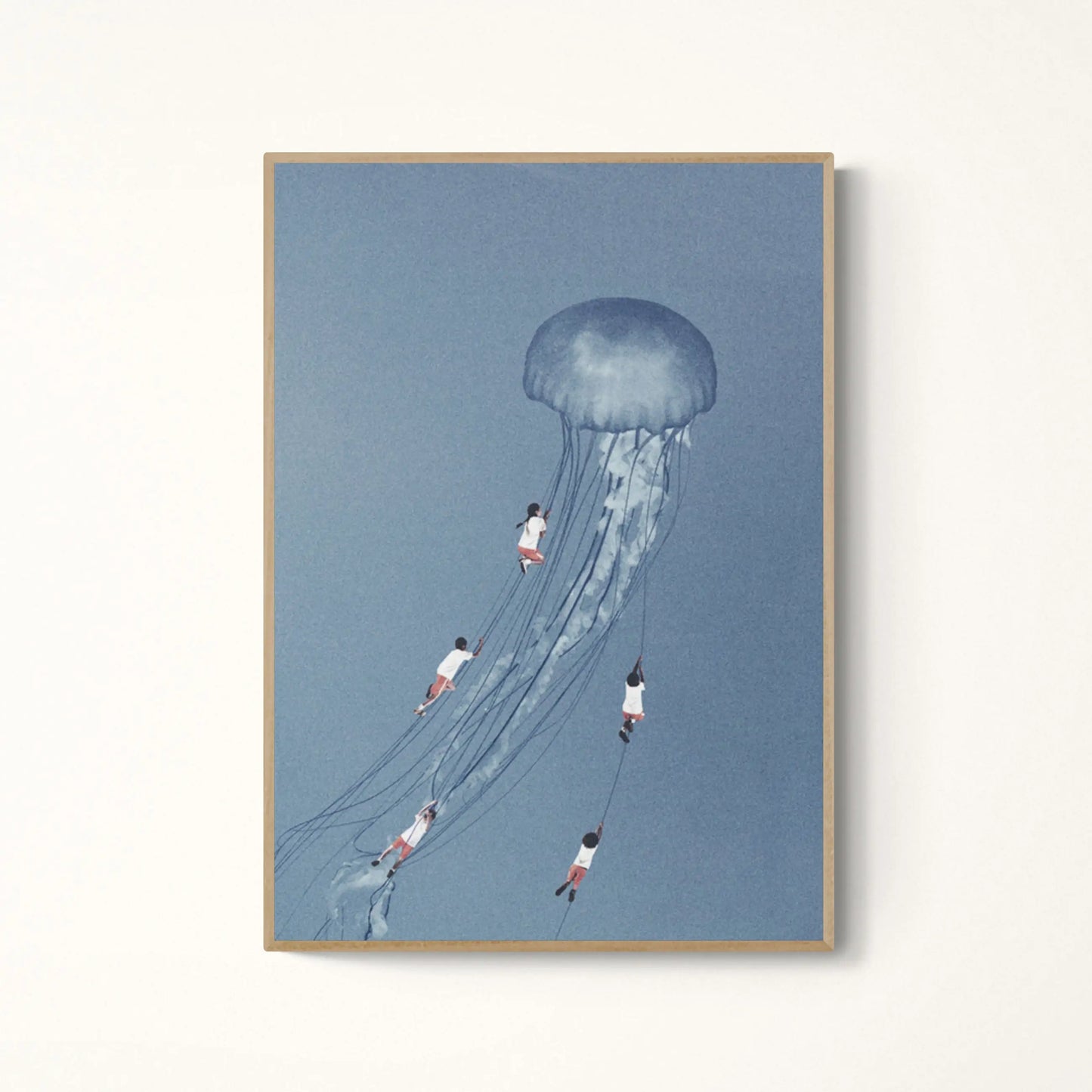 Abstract Modern People Philosophy Canvas Wall Art Print | Decor