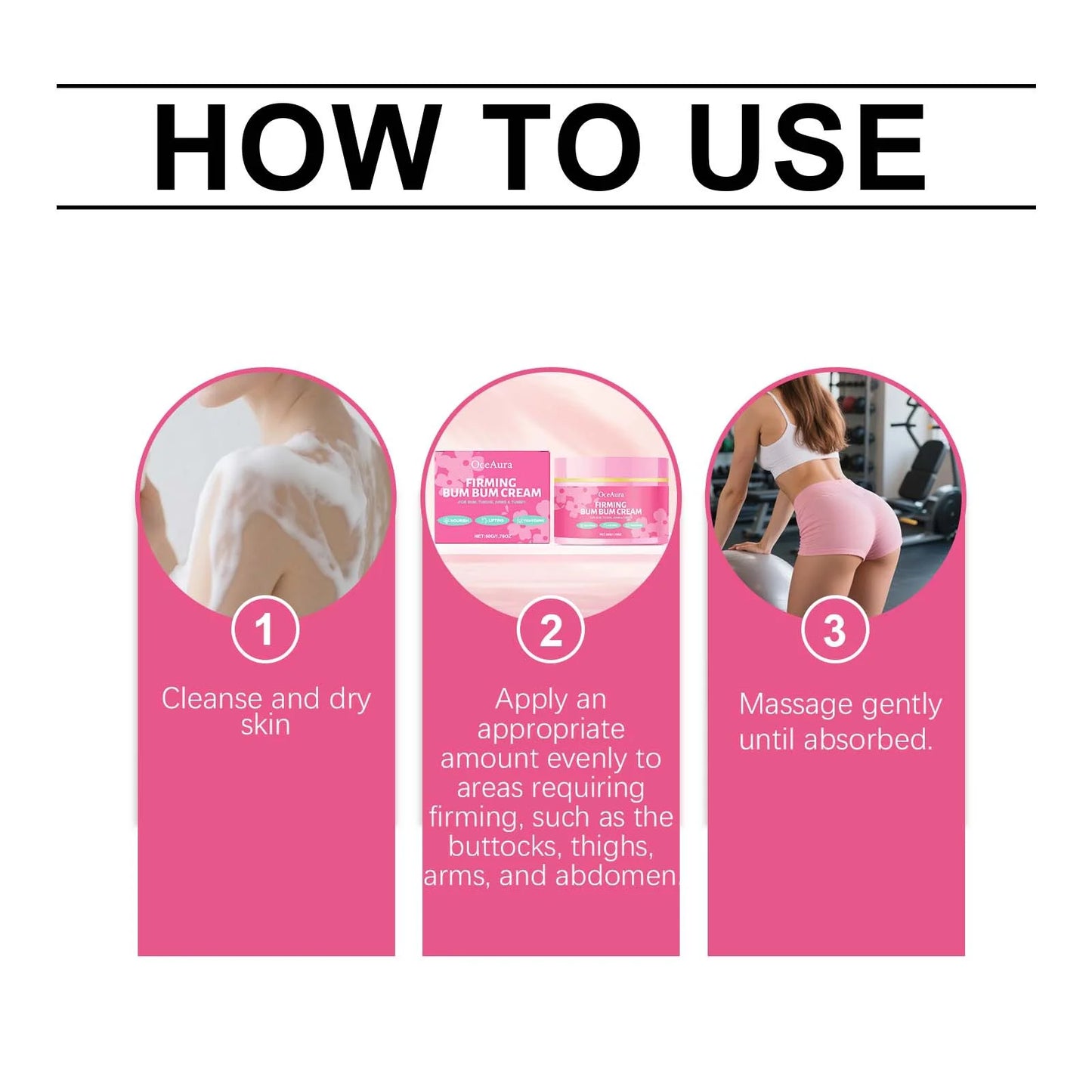 Buttock Enlargement Cream Improve Sagging Lifting Shaping Plumping Tightening Smoothing Moisturizing Sexy Body Hip Enhance Cream Peaceful Pleasures Health and Wellness