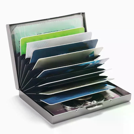RFID Blocking Slim Metal Card Holder Wallet | Unisex Metal Card Holder Oasis Select
