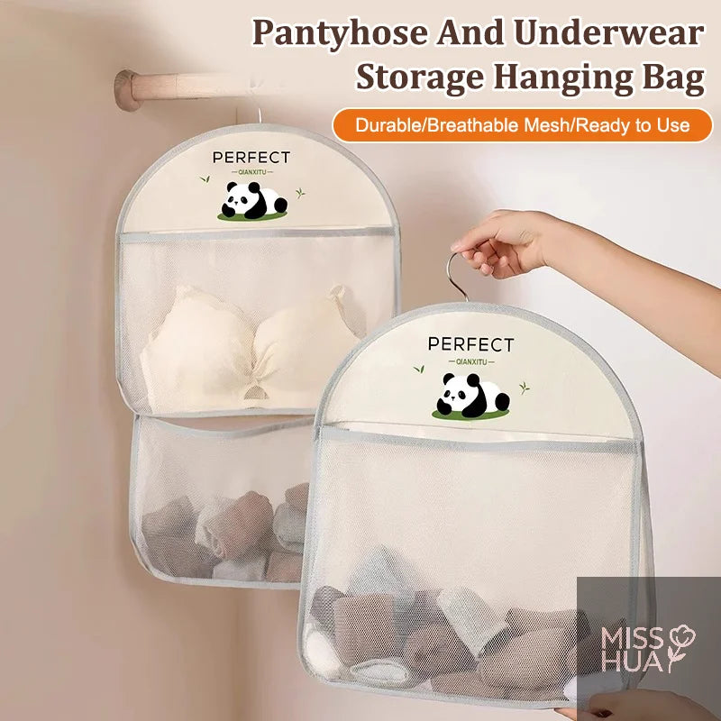 Breathable Mesh Hanging Storage Bag – 1/2/3 Layer Organizer