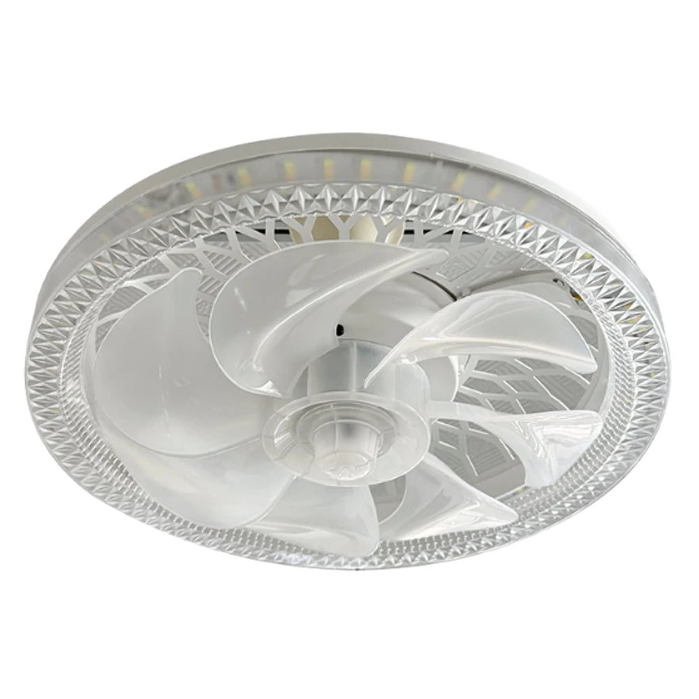 E26/E27 LED Lantern Ceiling Fan with 3-Speed Dimming Light Peaceful Pleasures Health and Wellness