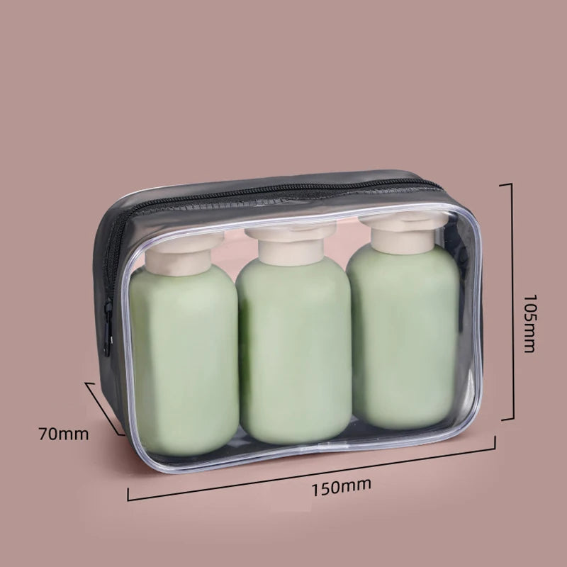 3-Pack Leak-Proof Refillable Travel Bottles | Flip Cap