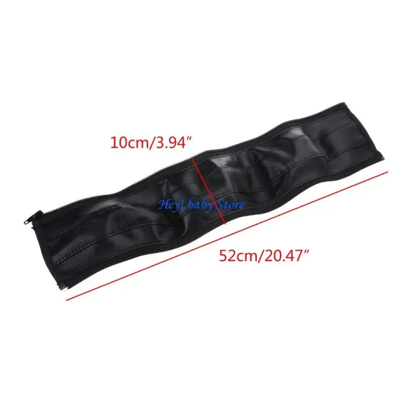 PU Leather Stroller Armrest Cover with Zipper | Baby Pram
