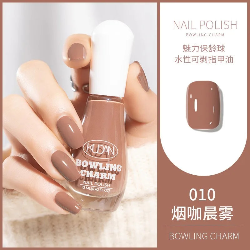 40 Colors Water-Based Nail Polish | Quick Dry No-Lamp Tearable
