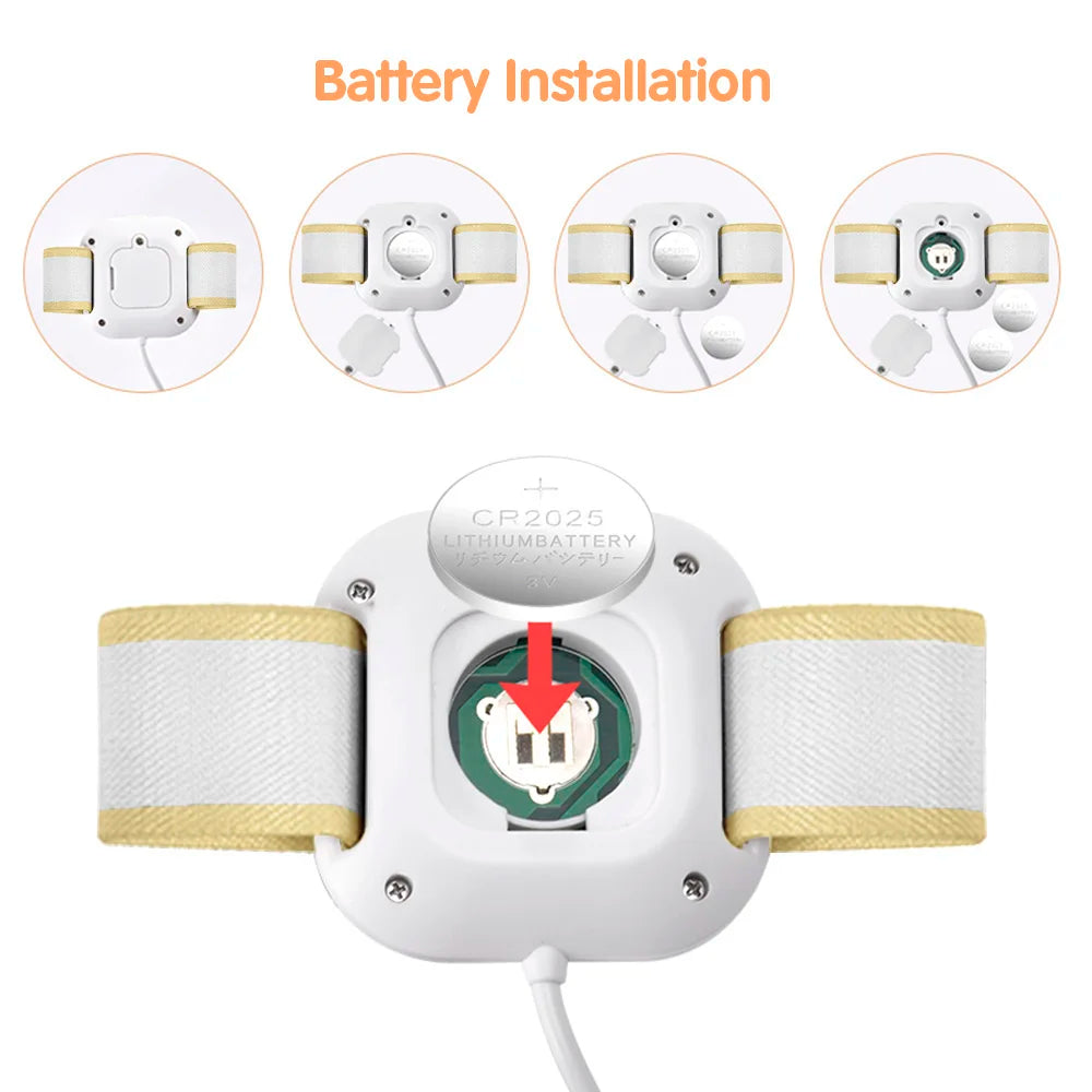 Bedwetting Alarm Enuresis Alarm with Loud Sound Bright Lights and Strong Vibration Child Potty Training Peaceful Pleasures Health and Wellness