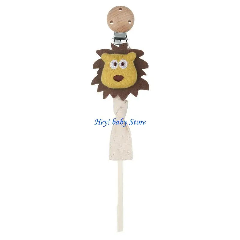 Baby Pacifier Chain Clip | Plush Animal Holder & Teether