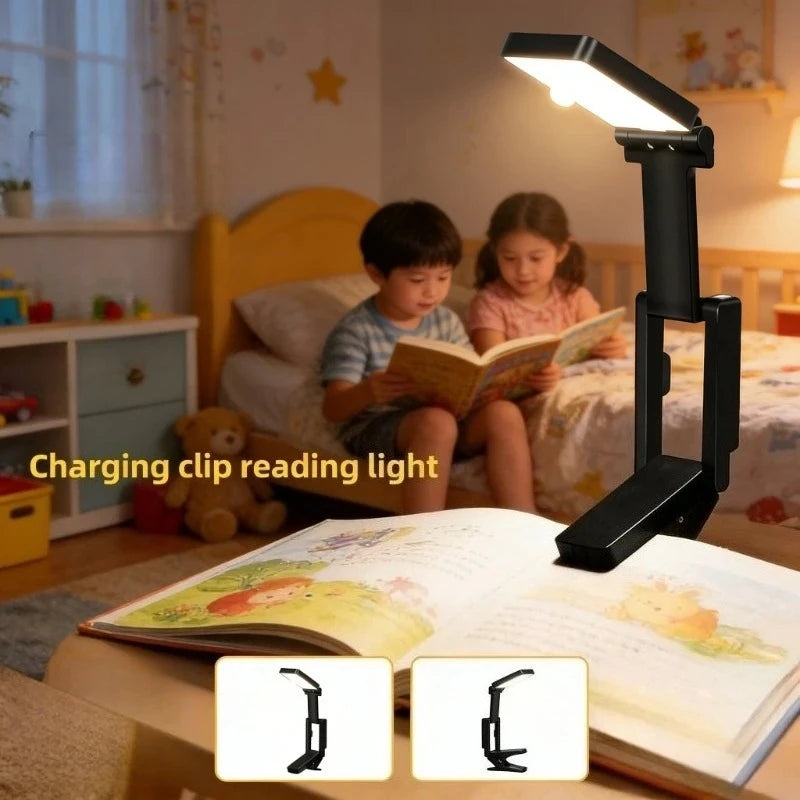 Rechargeable Clip-On Reading Light – Portable Eye Care Lamp