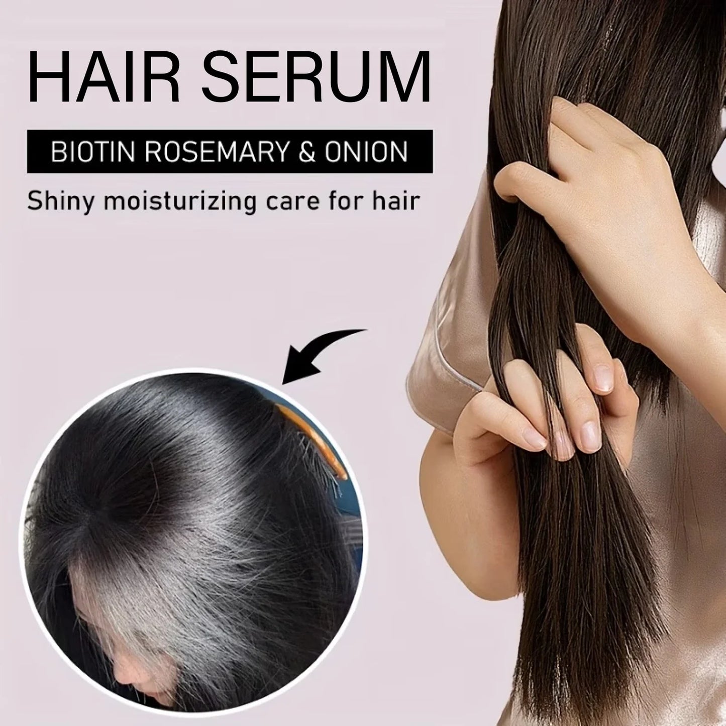 Biotin Rosemary Onion Hair Growth Serum – All Hair Types