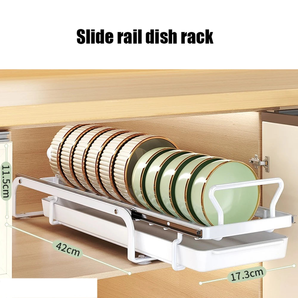 Carbon Steel Dish Drainer Rack | Kitchen Countertop Organizer