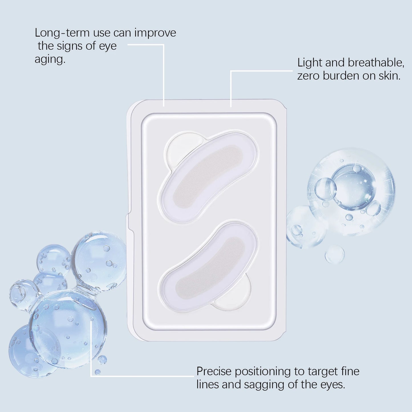 Microneedle Hyaluronic Acid Eye Patches – Anti-Wrinkle Treatment