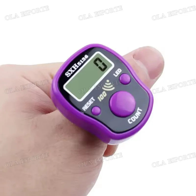 LCD Digital Finger Tally Counter Clicker with LED Backlight