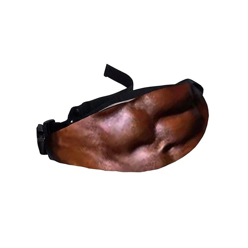 Dad Bod Beer Belly Fanny Pack – Funny Novelty Waist Bag