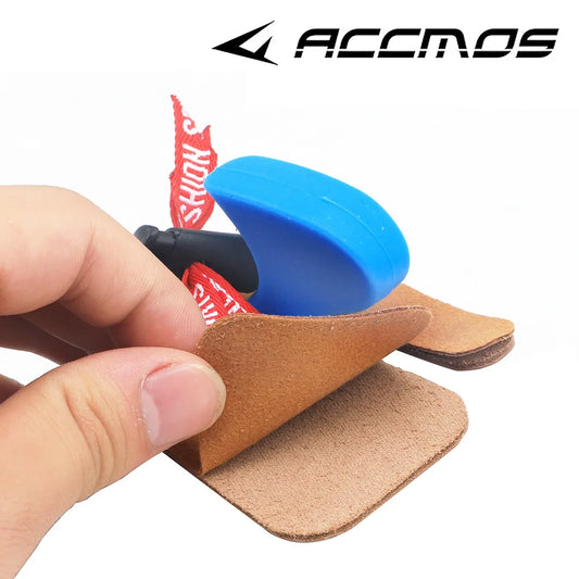 Archery Finger Tab Guard Recurve Bow Protective S M L Arrow Peaceful Pleasures Health and Wellness Black M