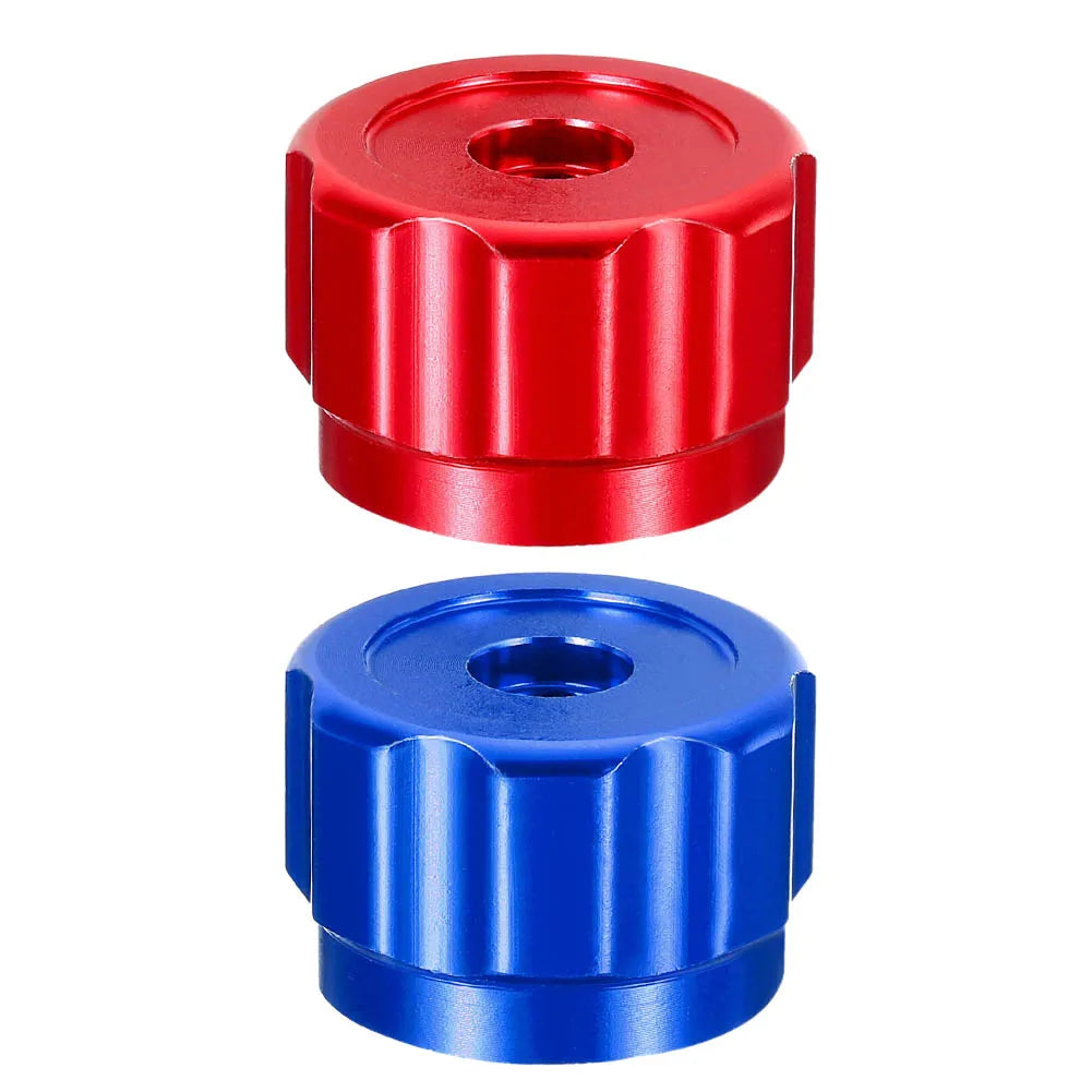 Round Wheel Handle Faucet Handles Manifold Gauges Knob Aluminum Alloy