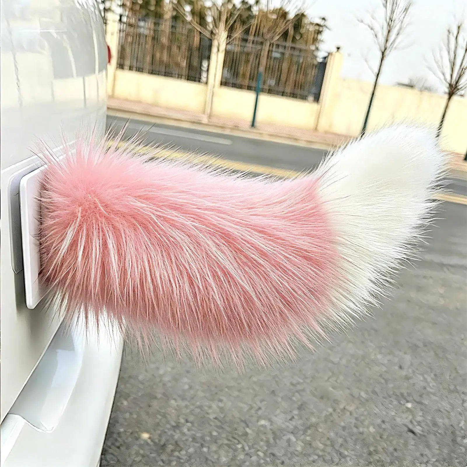 Moving Tail Remote Control Wagging Rechargeable Cute Realistic Plush Car Decoration For RV Truck Motorcycle SUV Home Travel Peaceful Pleasures Health and Wellness