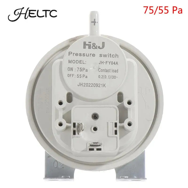 Wind Pressure Switch 40–140Pa + 30cm Hose | Gas Water Heater Appliance Replacement Part Peaceful Pleasures Health and Wellness 75Pa