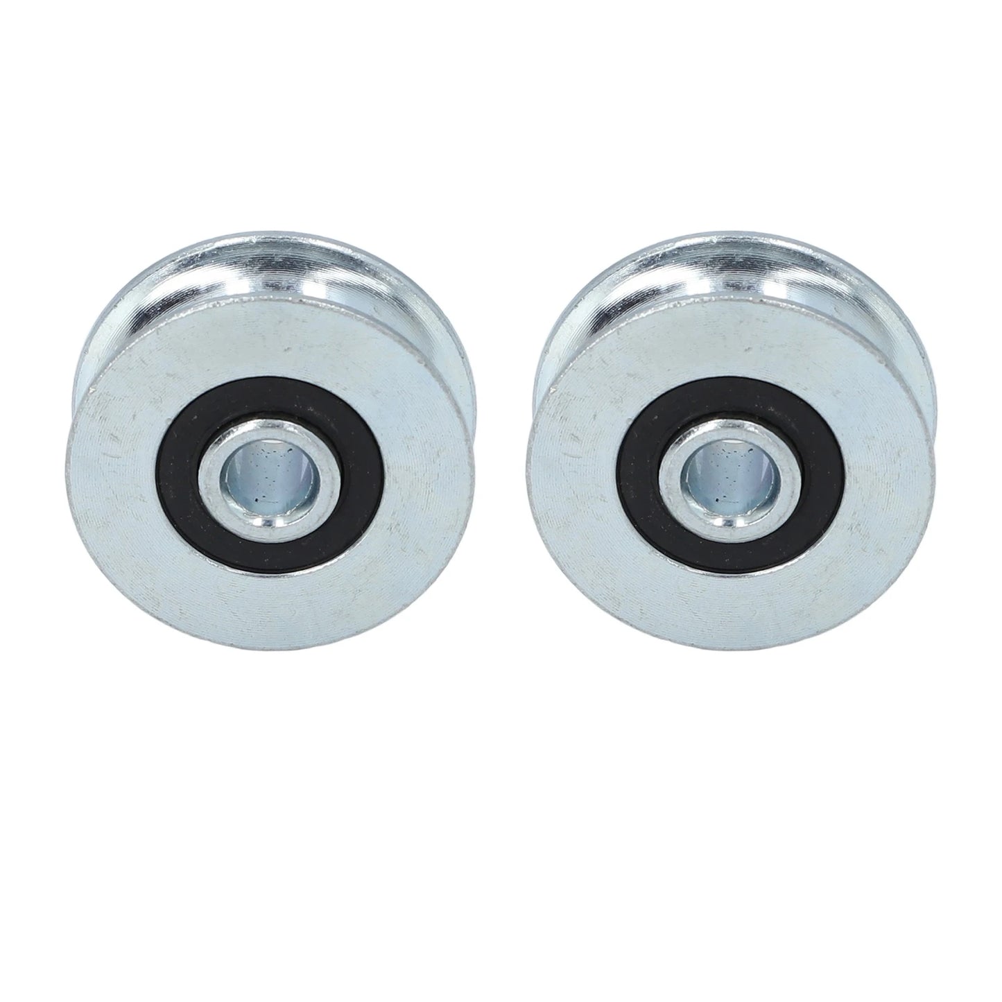 Pulley Bearing Wheel Pulley Wheel 40mm Outer Diameter 8mm Center Hole Diameter Alloy Steel Pulley Rolling Bearing Wheel Peaceful Pleasures Health and Wellness 2pcs