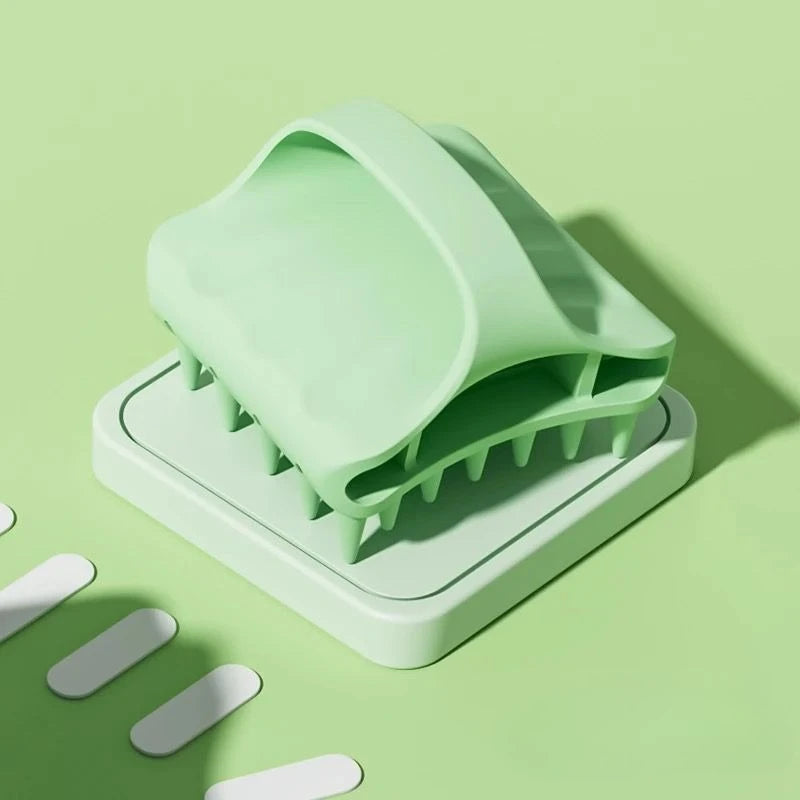 Silicone Scalp Massage Shampoo Brush & Body Comb