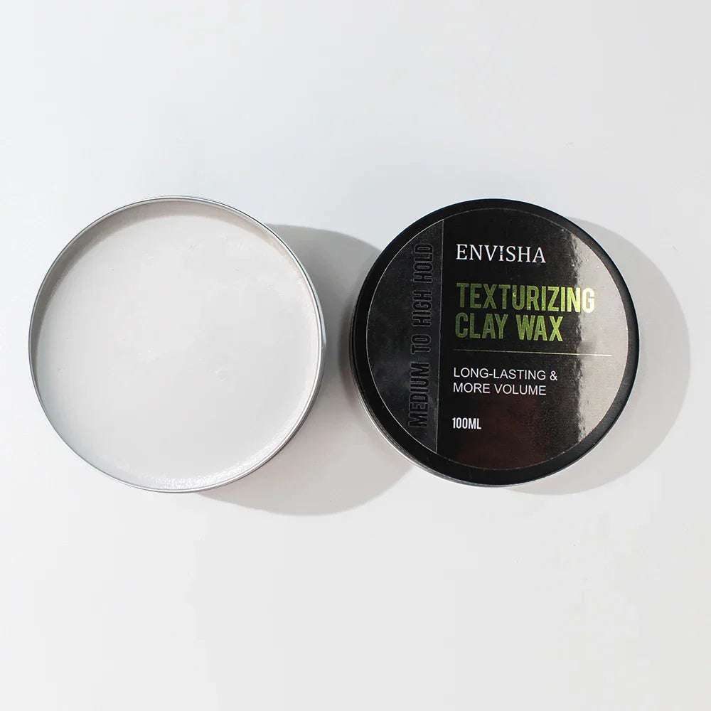 ENVISHA Men's Hair Styling Clay – Matte Finish, Strong Hold & Fluffy Peaceful Pleasures Health and Wellness