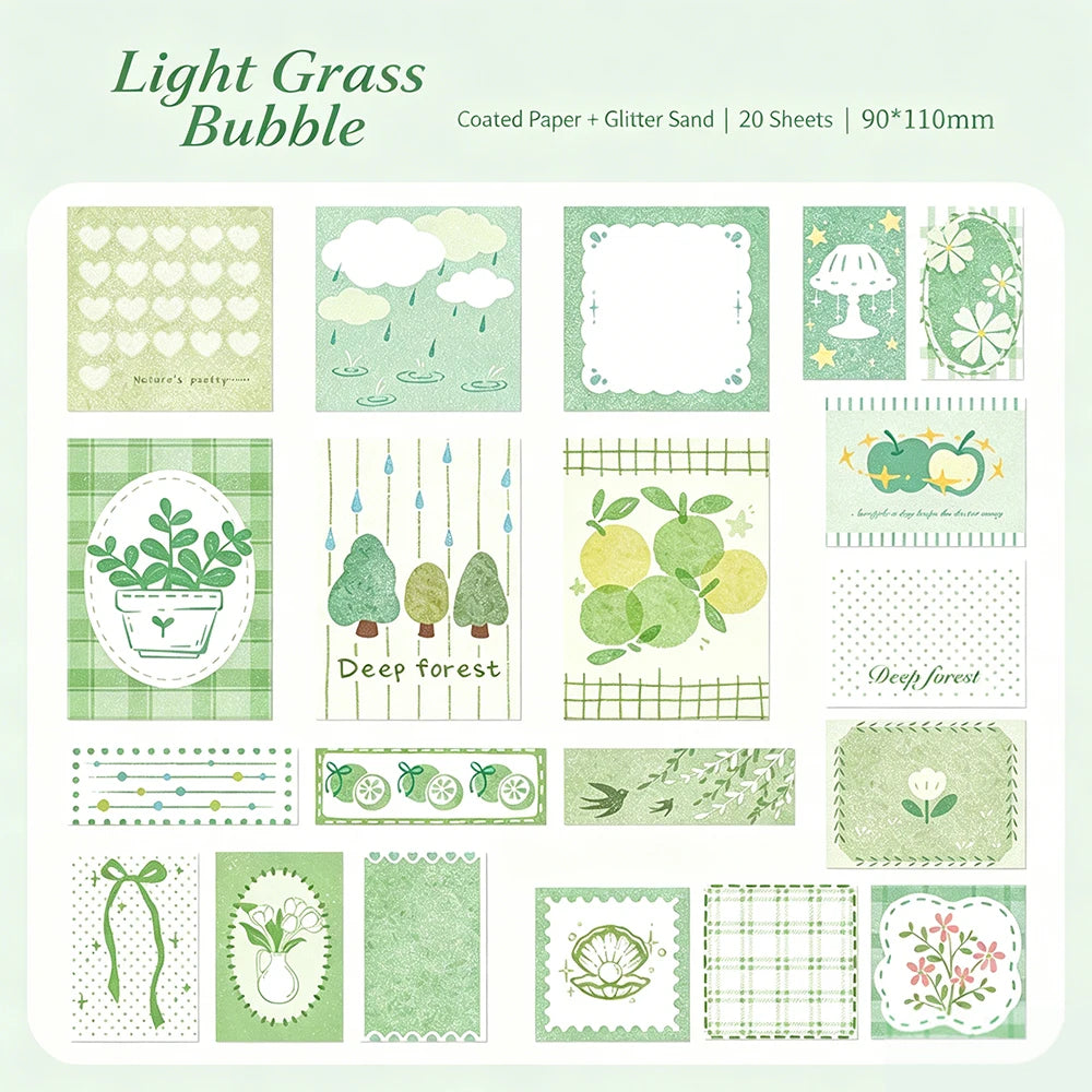 Berry Sea Salt Film Series Handheld Sticker Decoration Base Collage