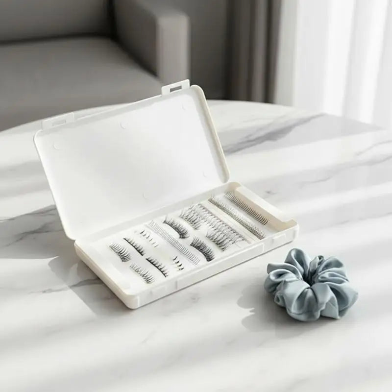 Portable Plastic False Eyelashes Box Travel Empty Lashes Holder Case Container Storage Organizer Professional Makeup Lash Supply Peaceful Pleasures Health and Wellness