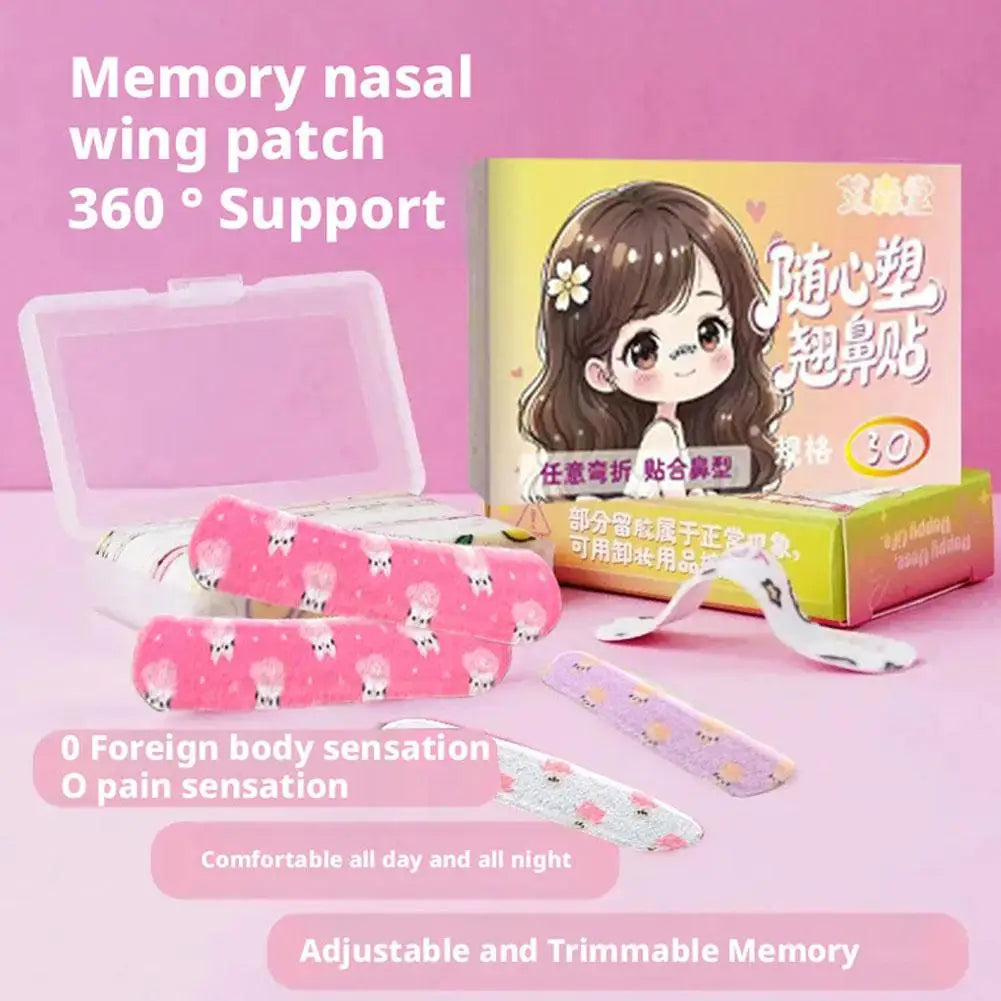 Self-Adhesive Nose Shaping Strips – Memory Foam Nose Corrector Peaceful Pleasures Health and Wellness