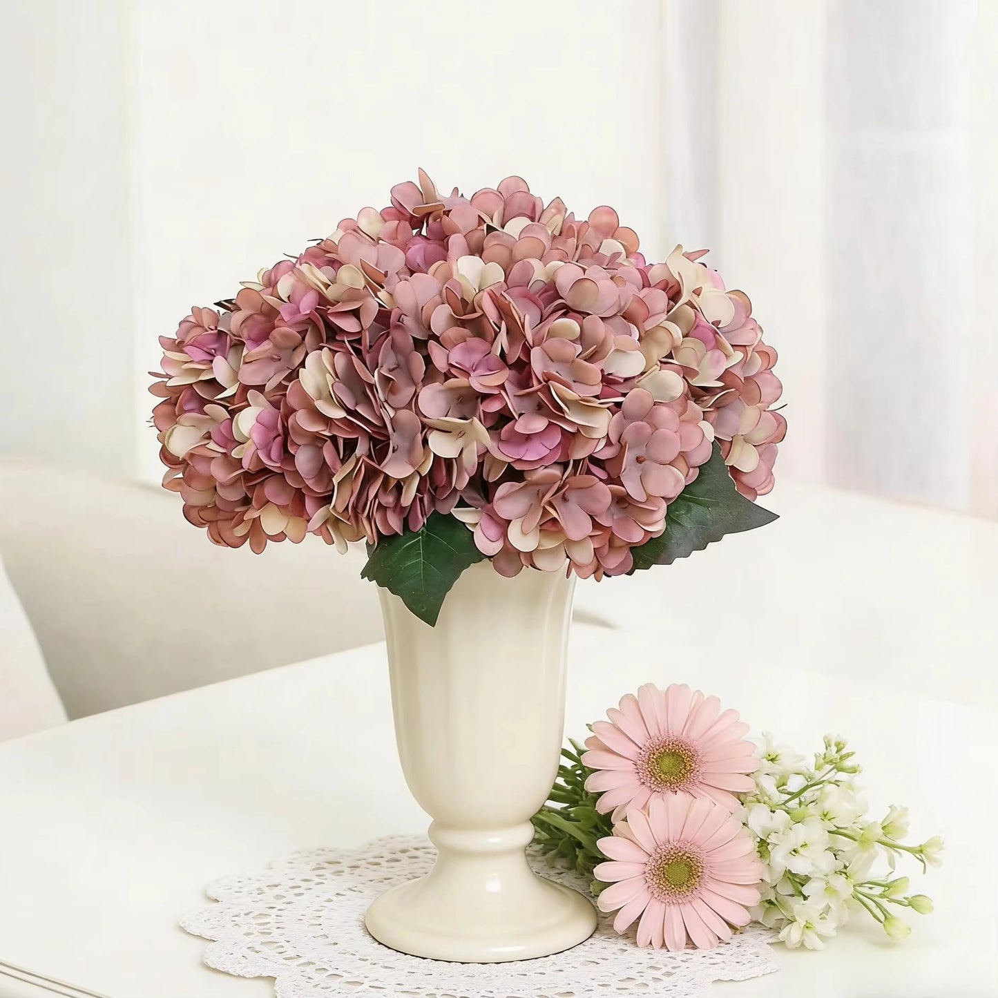 Artificial Silk Hydrangea Flower Branches – Wedding & Home Décor