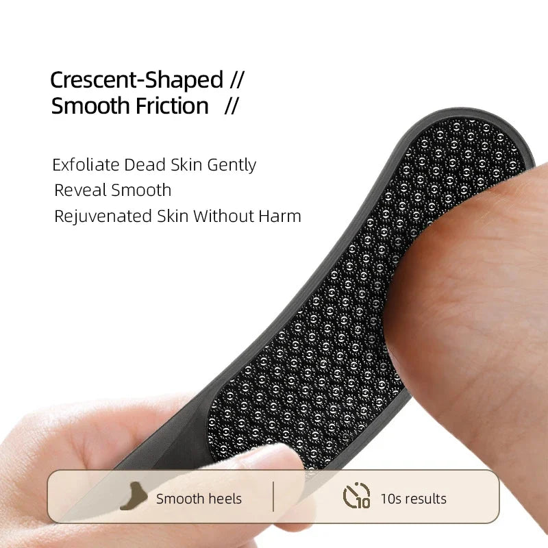 Nano Glass Foot File | Crescent Callus Remover & Heel Exfoliator