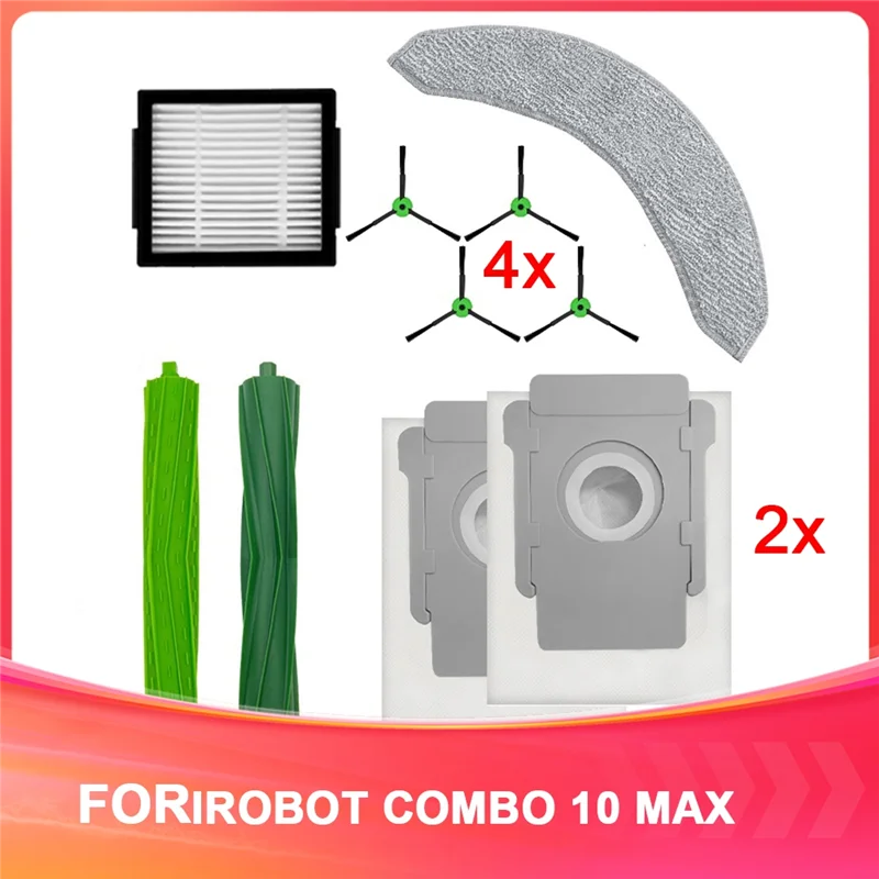 A36T-For IROBOT Sweeping Robot Accessories COMBO 10 MAX Sweeping Robot Consumables Sweeping Robot Replacement Kit Peaceful Pleasures Health and Wellness As Shown