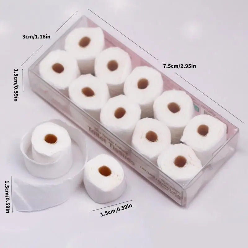 1/12 Miniature Tissue Paper Set – Dollhouse Accessories & Decor