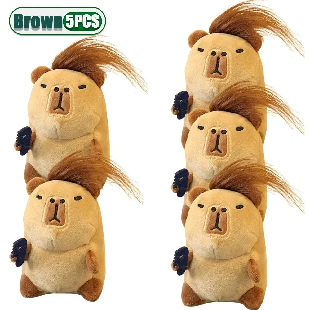 Kawaii Capybara Plush Keychain Bag Charm Pendant – Cute Gift