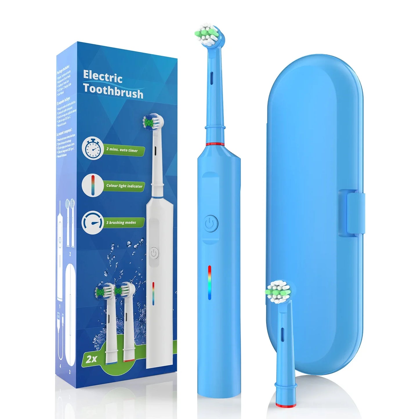 URGGU Rotating Electric Toothbrush | Oral B Compatible, USB-C