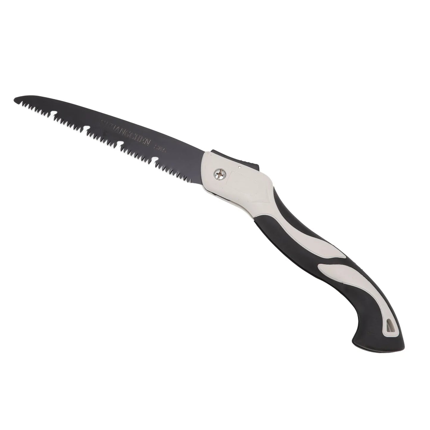 Folding Saw Silicone Handle Compact Hand Pruning Saw Triple Cut Teeth Manganese Steel Blade for Branches Cutting for Gardening Peaceful Pleasures Health and Wellness