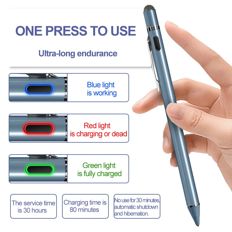 Touch Pencil For Cell Phone Accessories Stylus For android Universal Capacitive Pencil Stylus Pen For Tablet Stylus For Xiaomi Peaceful Pleasures Health and Wellness
