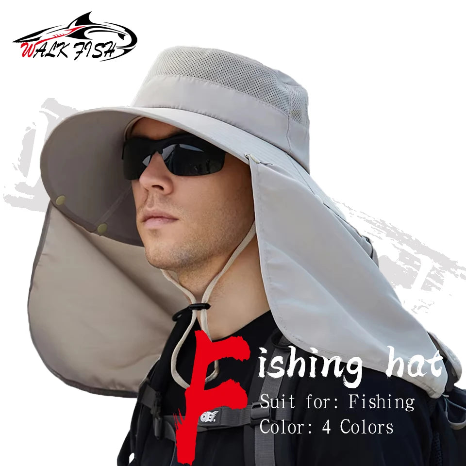 Summer Fishing Cap with UV Protection & Waterproof Mesh Peaceful Pleasures Health and Wellness