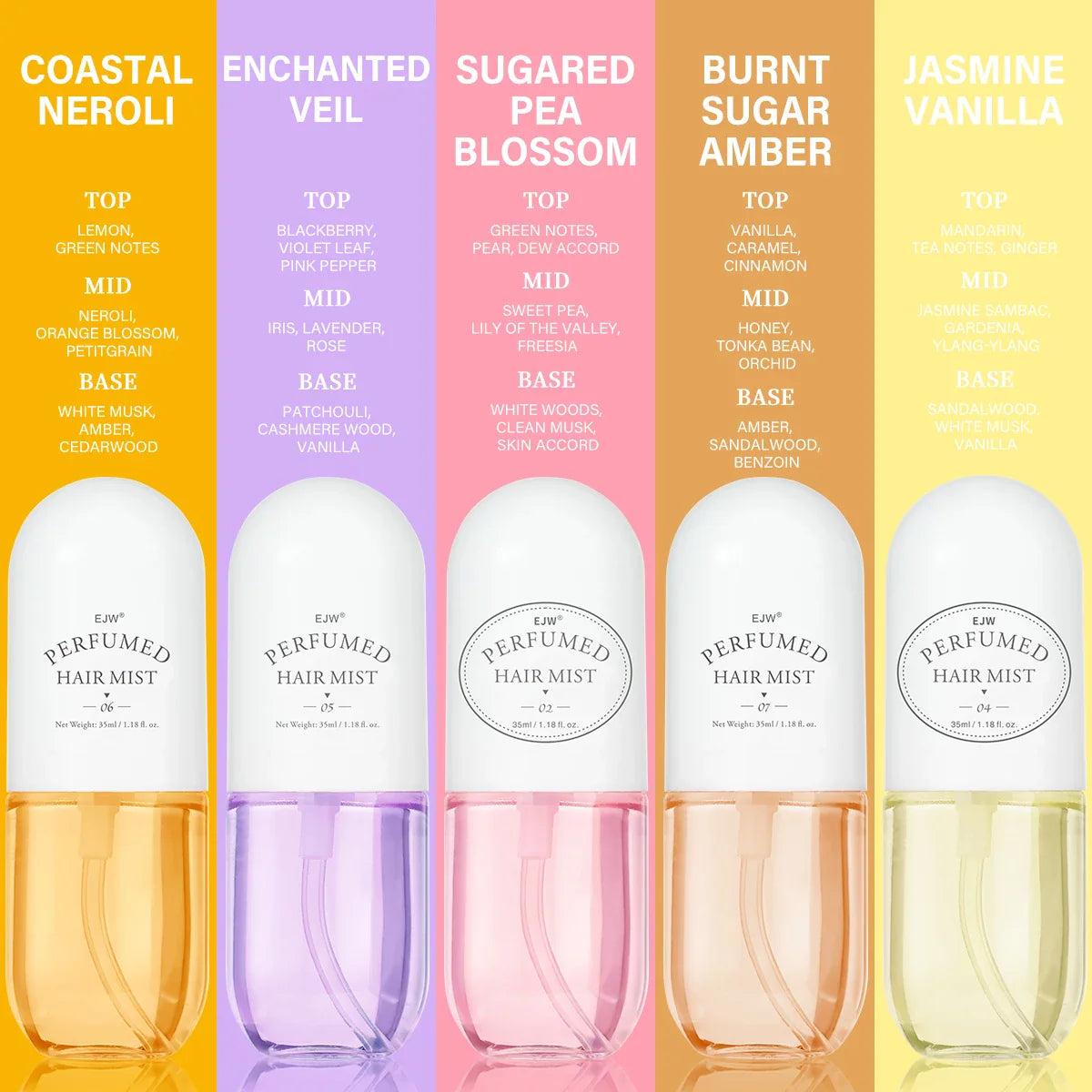 Rose Hair Fragrance Mist – Long-Lasting Floral Hair Perfume Spray