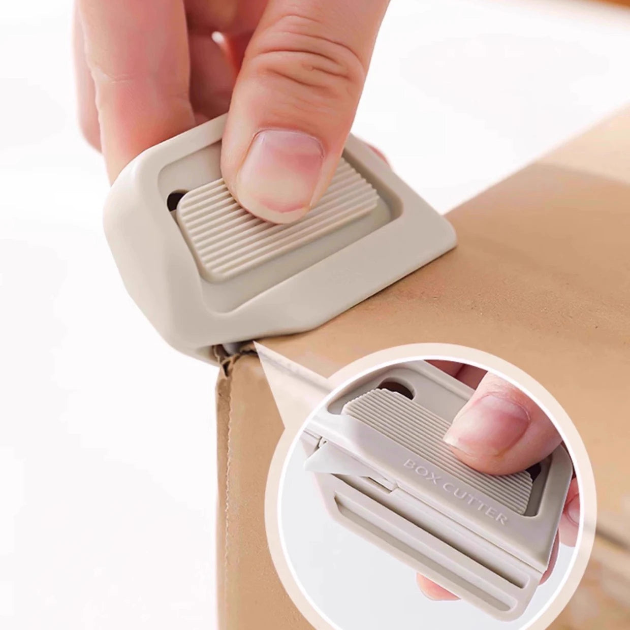 Magnetic Ceramic Box Cutter Automatic Retractable Blade Safe Portable