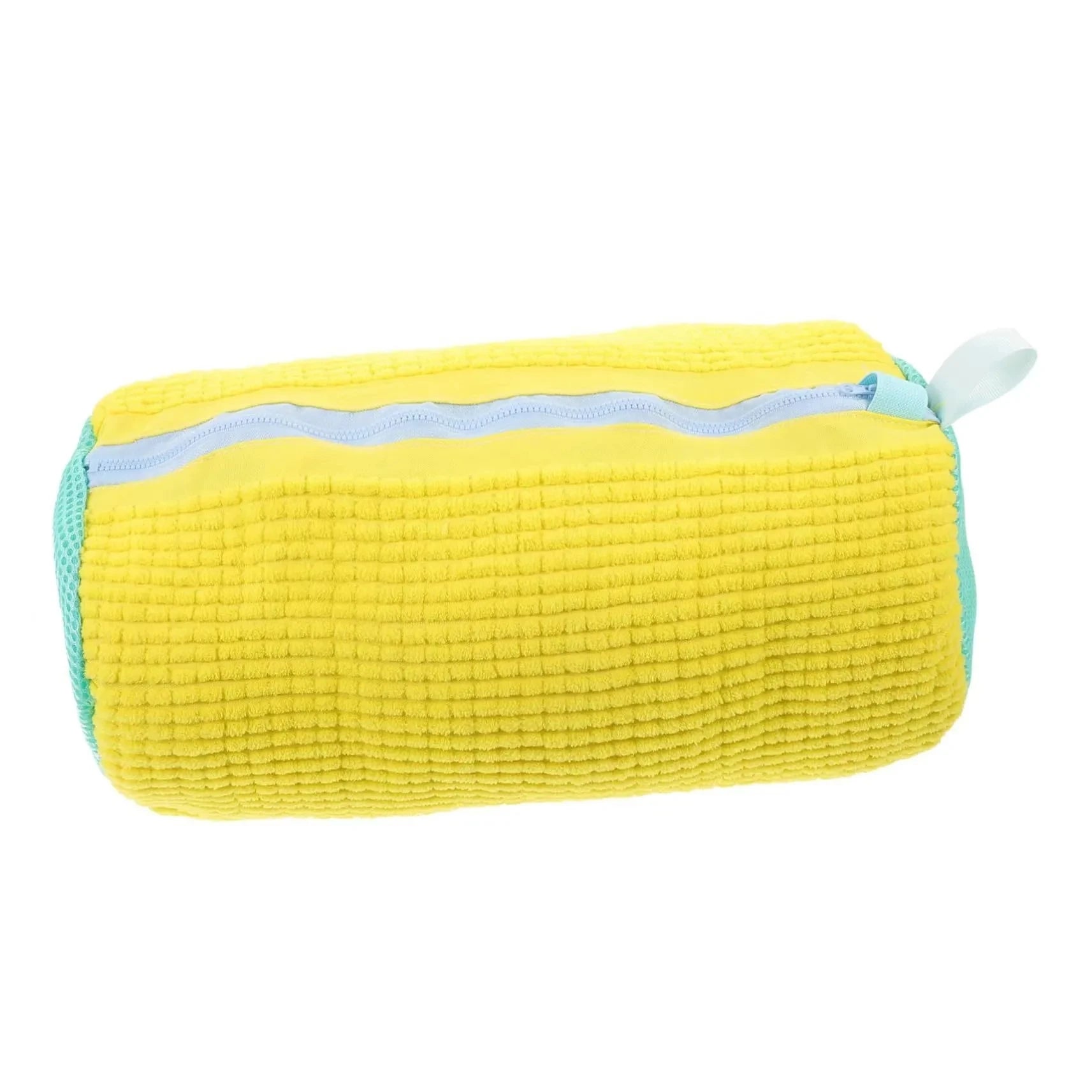 1PCS Wash Shoes Bag Padded Net Laundry Shoes Protector Fluffy fibers Polyester Washing Shoes Machine Laundry Bag Drying Bags Peaceful Pleasures Health and Wellness Yellow