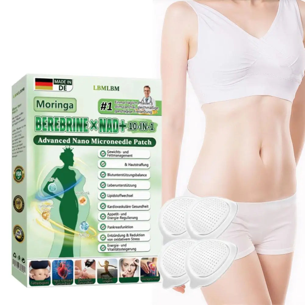 Moringa Microneedle Body Firming Patch – 4pcs Skin Tightening