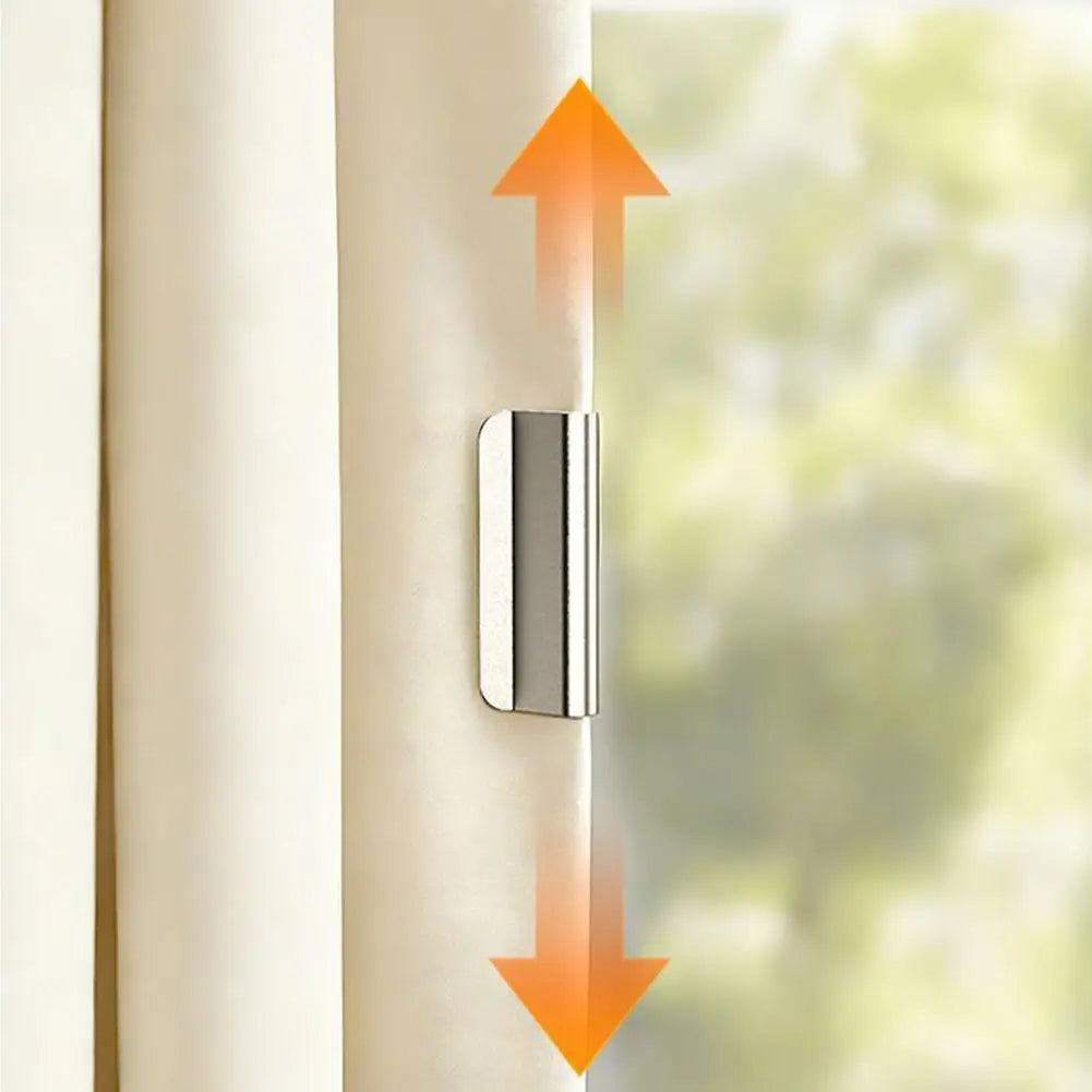 6/10Pcs Strong Magnetic Curtain Clips for Prevent Light Leaking Keep Curtain Closed for Home Bedroom Office Curtain Draperies Peaceful Pleasures Health and Wellness